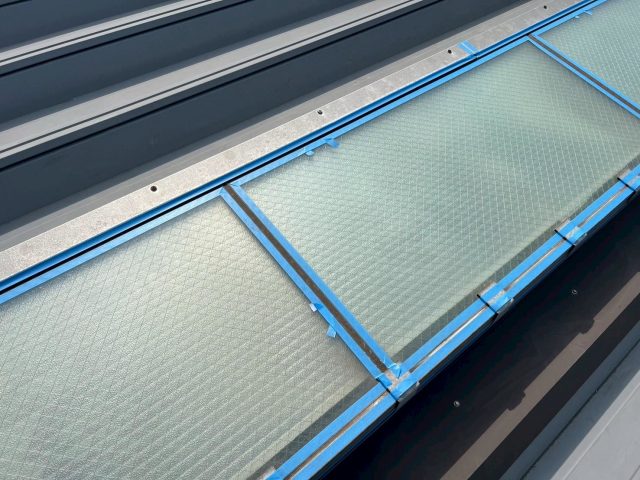加古川市の修理に伴う養生作業